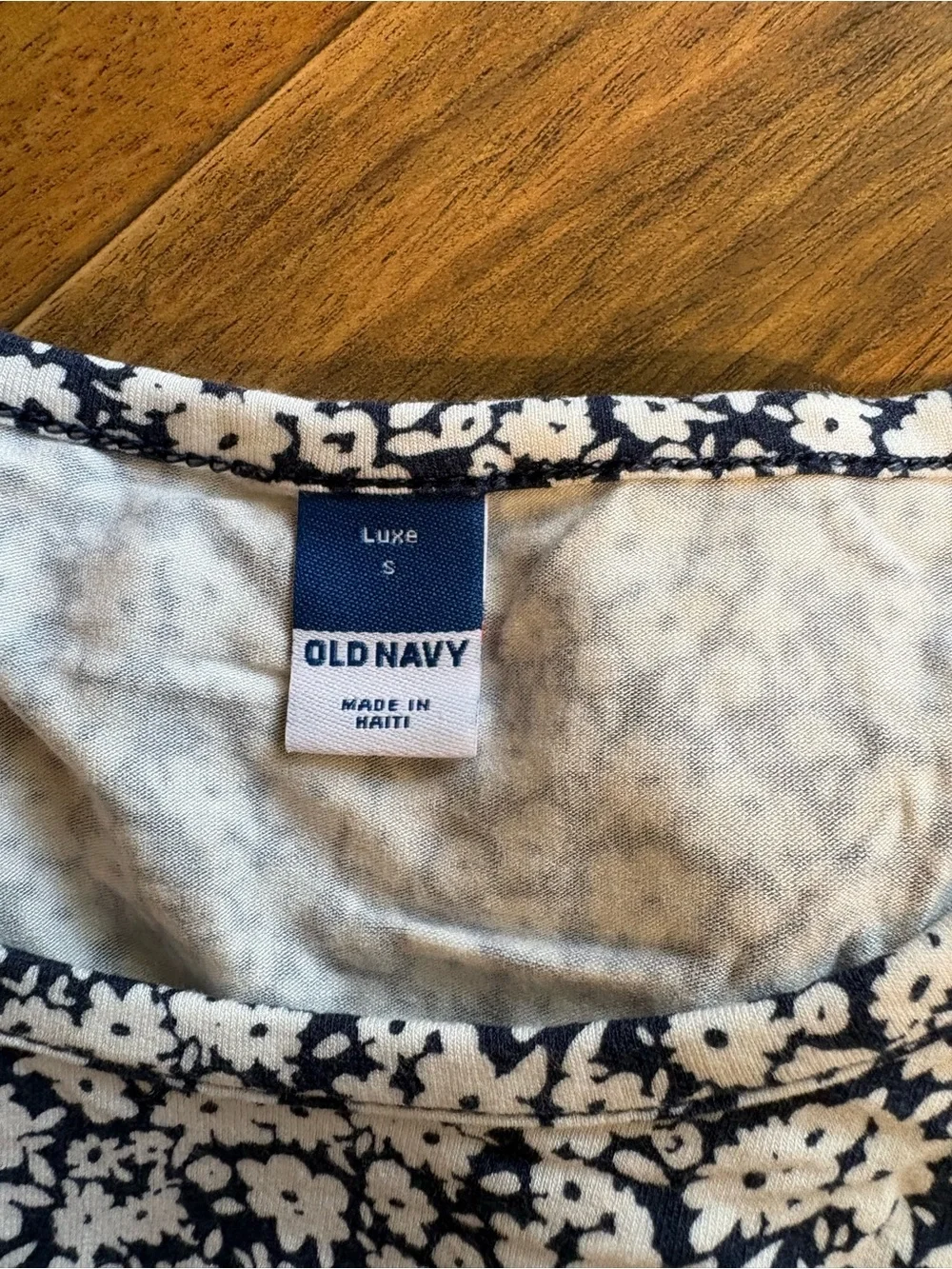 Old Navy Floral Luxe Top